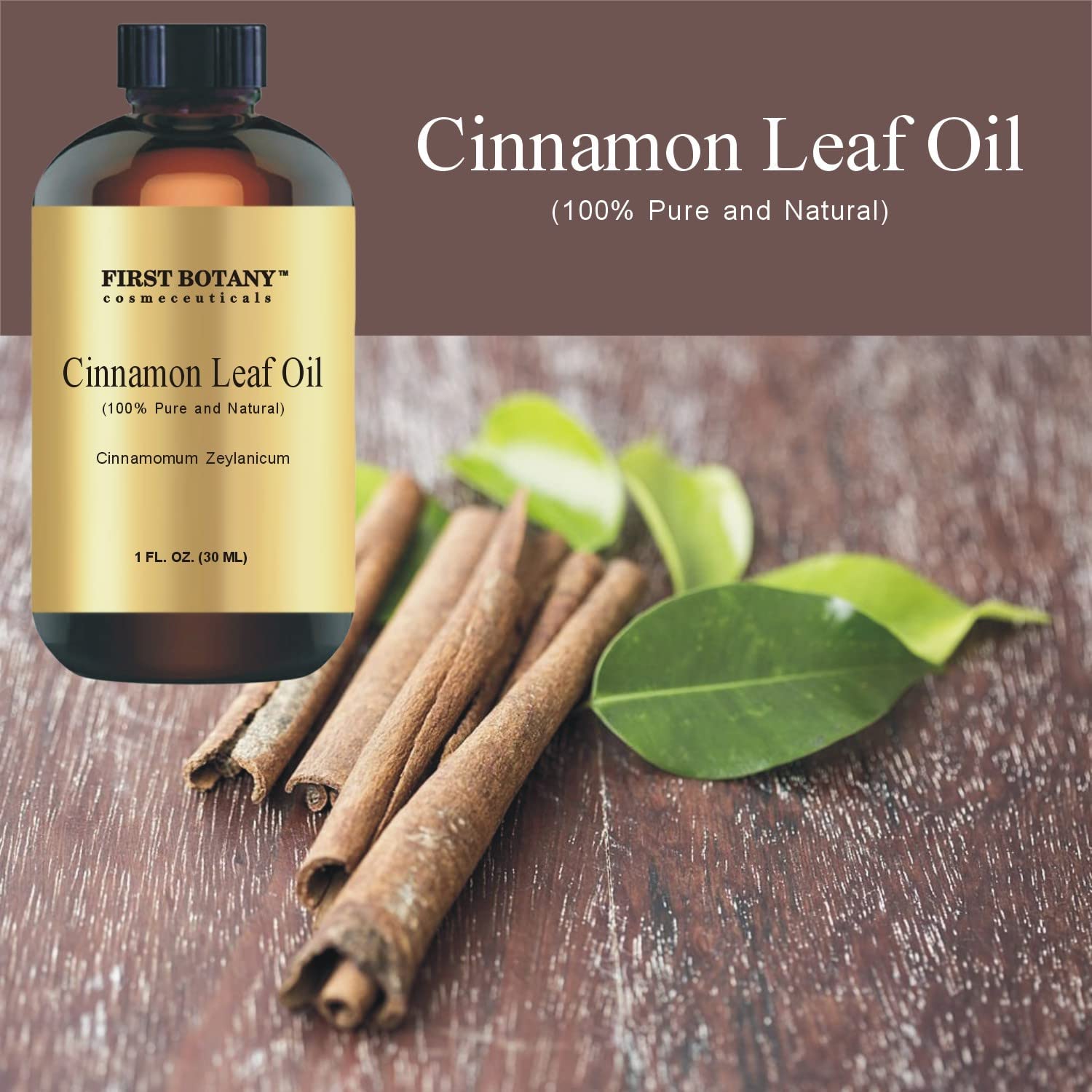 Cinnamon Essential Oil Organic 100% All Natural Blends Oil For