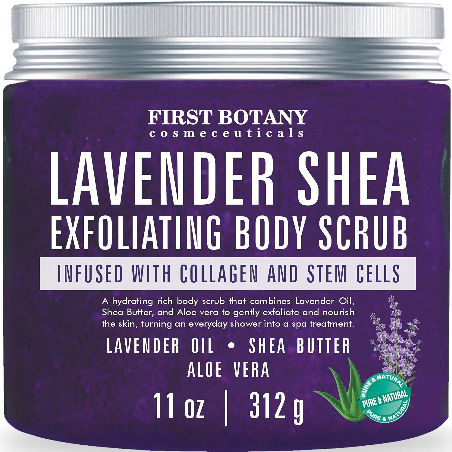  Exfoliating Body Scrub - Pure Dead Sea Salt Scrub for