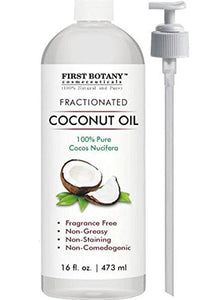 Fractionated Coconut Oil  Nourishes Hair, Skin and Nails